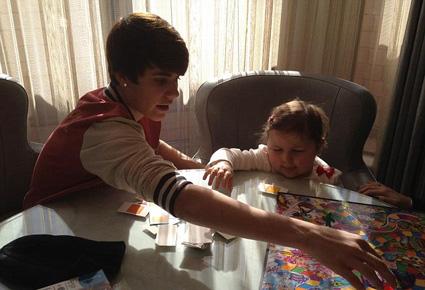 أين احتفل جاستن بيبير بعيد الحب؟